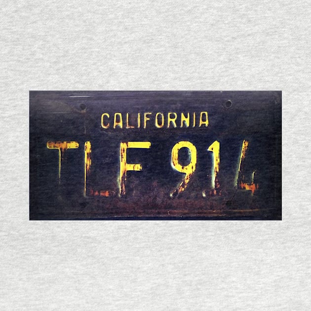 Vintage California Licence Plate by Andyt